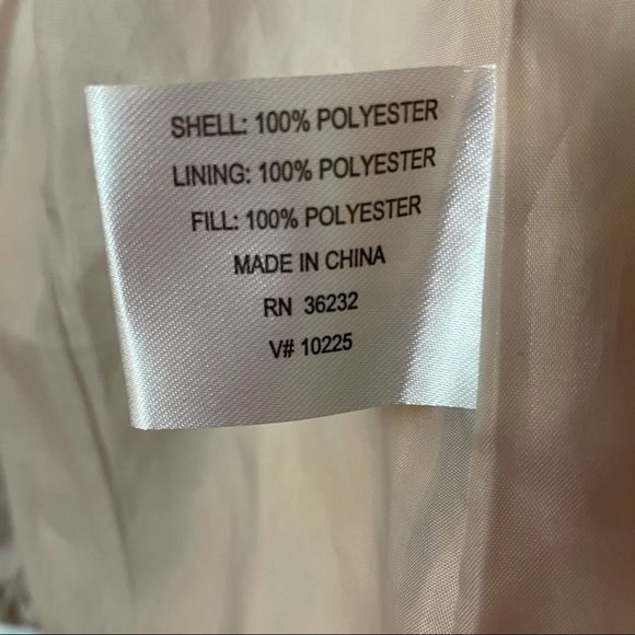 Gallery lighter Weight Beige Quilted Jacket Sz. S - Picture 14 of 16